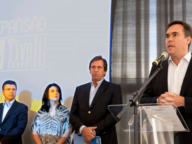  - Prefeito Denis Andia participa do anúncio de expansão do Tivoli Shopping