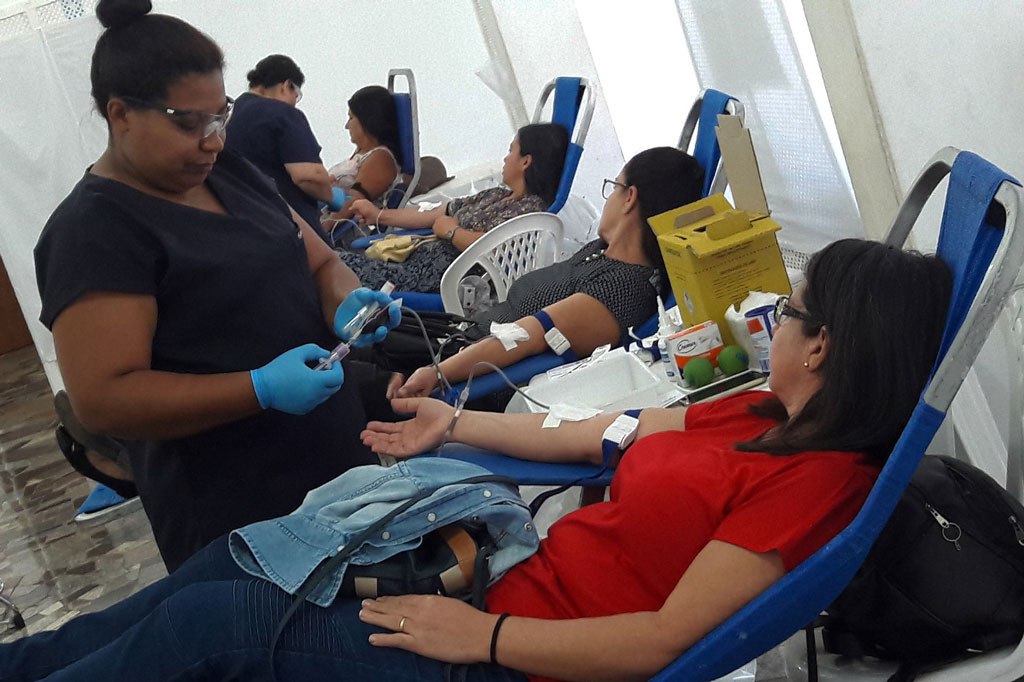 Saúde - Última Campanha de Doação de Sangue arrecada mais de 50 bolsas