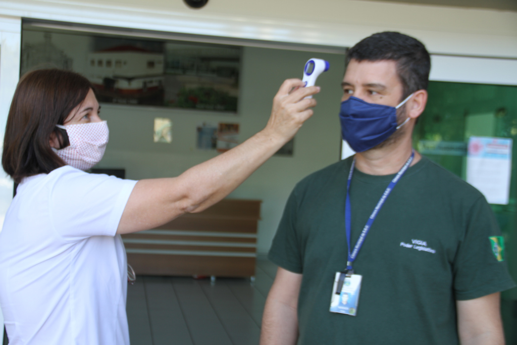 Foto Do Dia - Aferição de temperatura