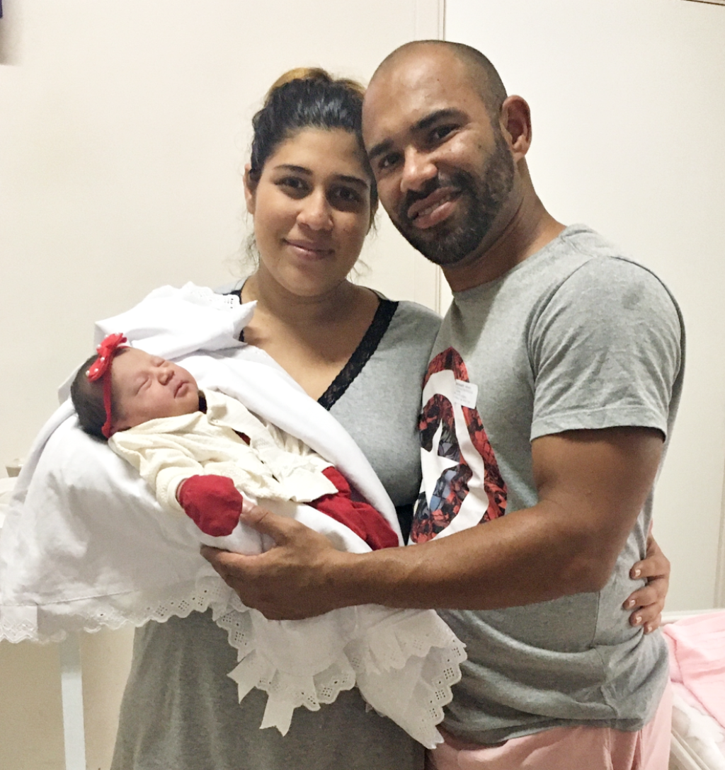 Cidades - Cecília é o primeiro bebê a nascer  no Hospital Santa Bárbara em 2023