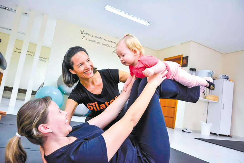  - Pioneira do baby pilates no Brasil ressalta exercícios focados no bebê