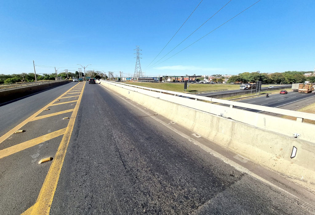 Foto Do Dia - Interdição de viaduto em Americana