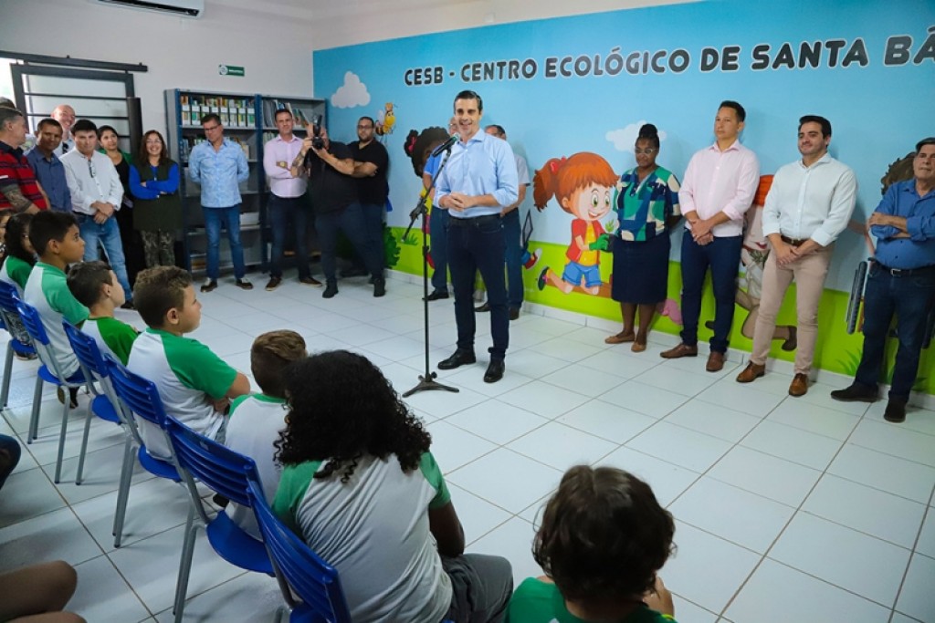  - Prefeito Rafael Piovezan inaugura o CESB (Centro Ecológico de Santa Bárbara)