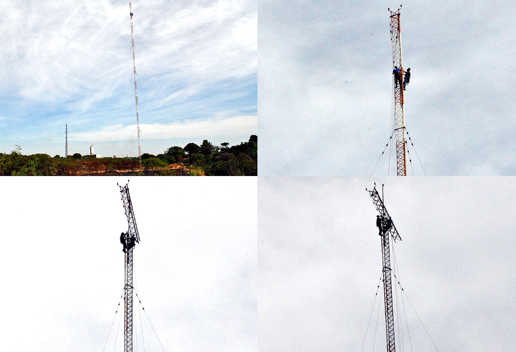 Foto Do Dia - Rádio Luzes muda torre de local