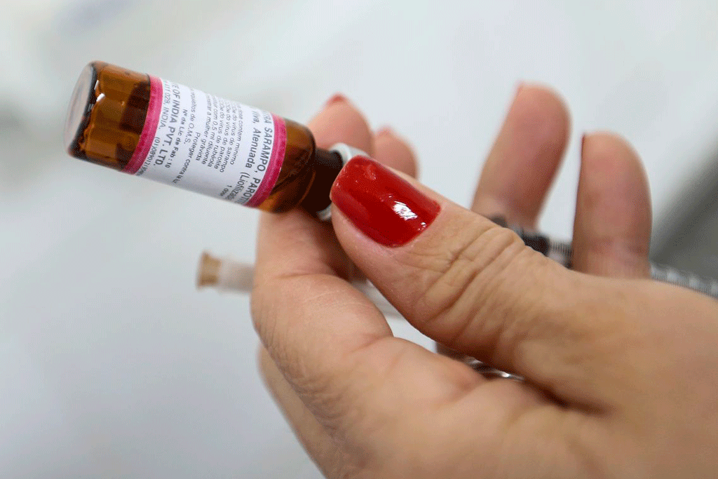 Saúde - Aumenta o número de casos confirmados de sarampo