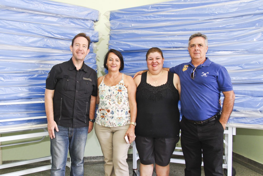 Saúde - Saúde recebe doação de colchões para camas hospitalares