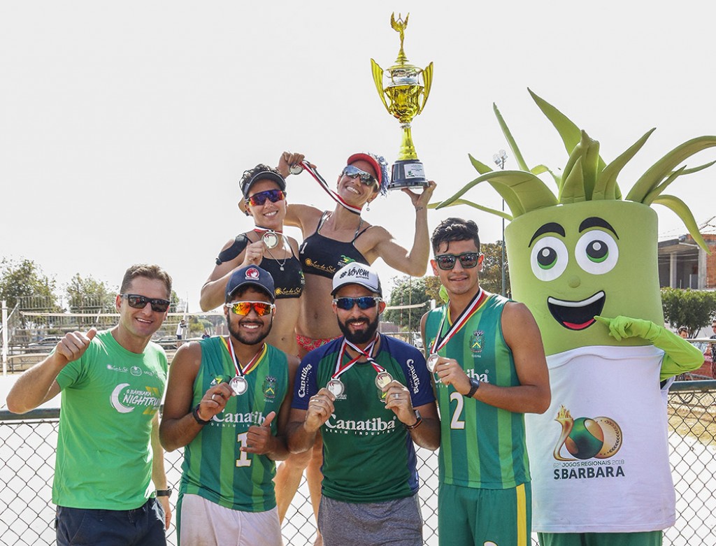 Esporte - Ouro e prata no Vôlei de Praia