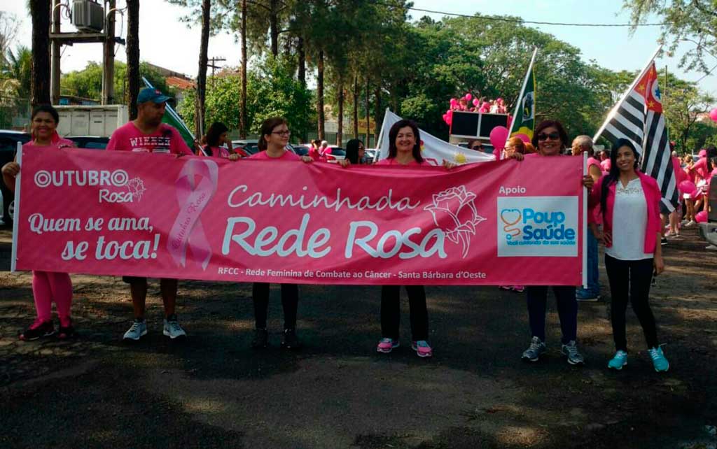 Cidades - Caminhada Rede Rosa reúne mais de 500 pessoas