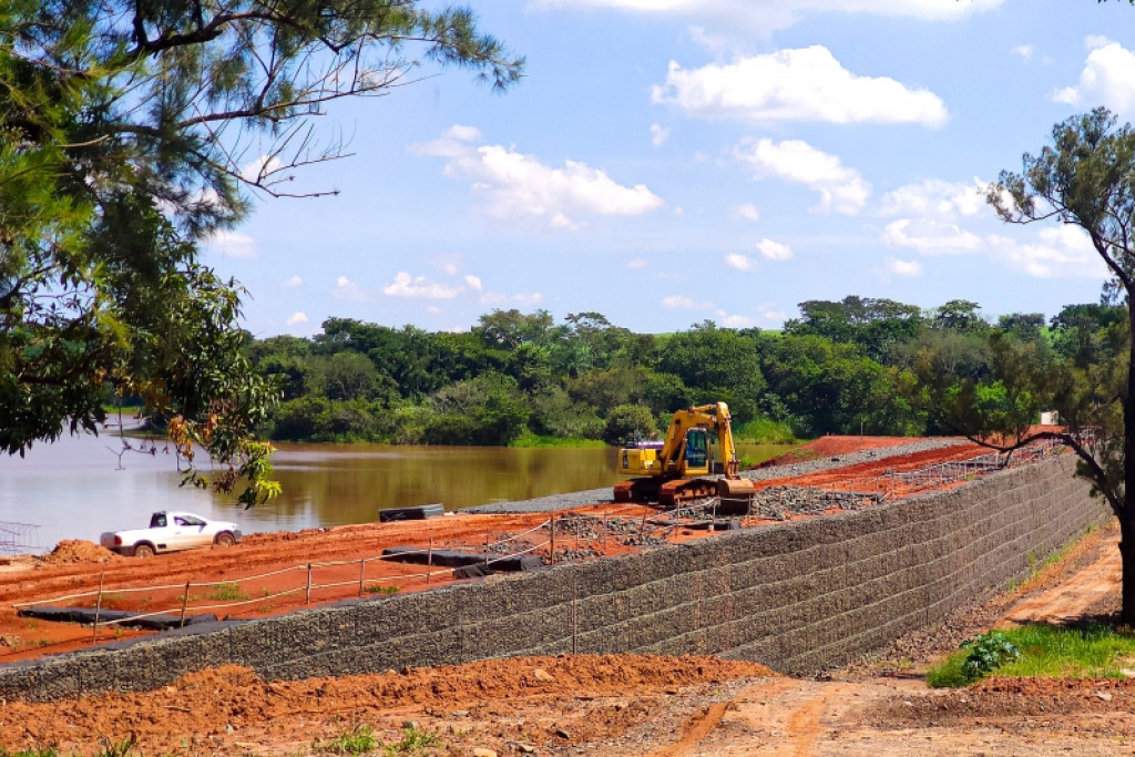 Cidades - Avança a construção da nova represa de Santa Bárbara d’Oeste