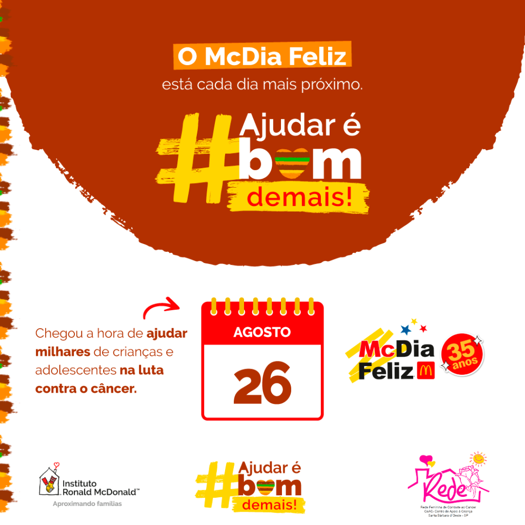 Cidades - Rede Feminina  realiza venda dos  tíquetes antecipados do McDia Feliz 