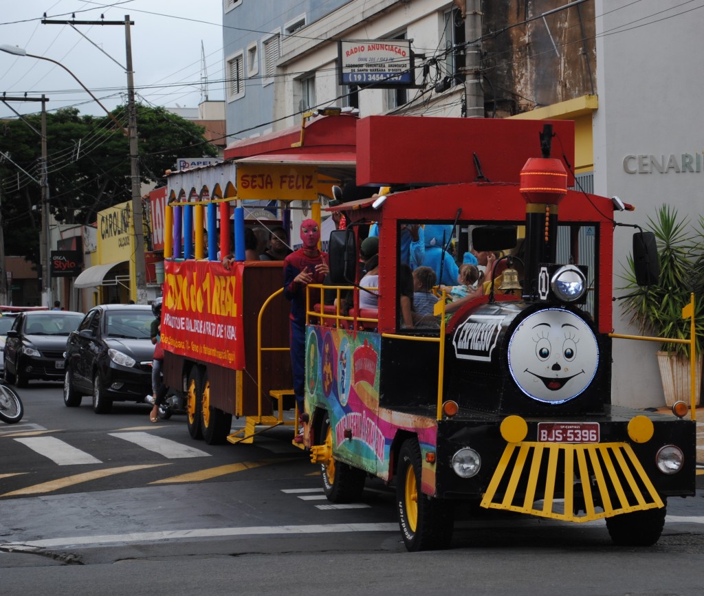 Prefeitura proíbe a circulação de trenzinhos da alegria em Olímpia