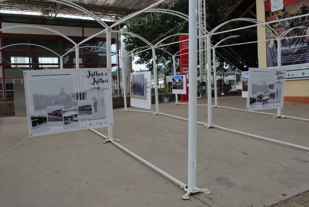 Cultura - Exposição Trilhas e Trilhos destaca a história da Estação Ferroviária em SB