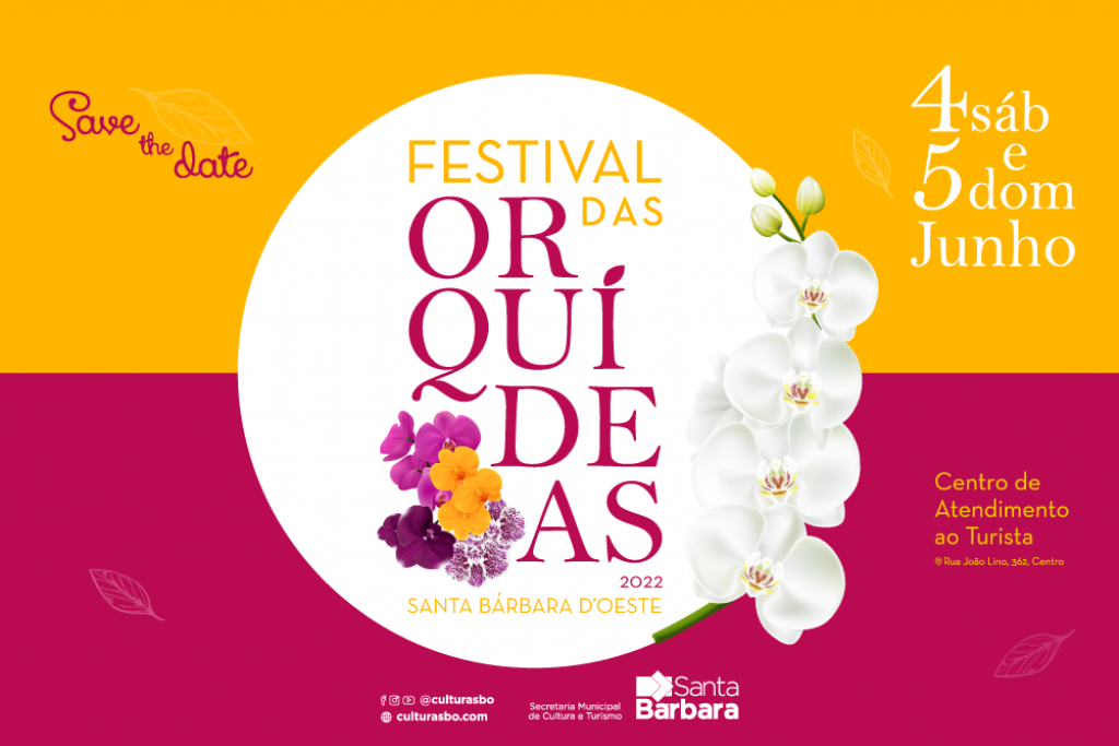 Cultura 1 - 1° Festival das Orquídeas de Santa Bárbara traz orquidários e produtores no CAT